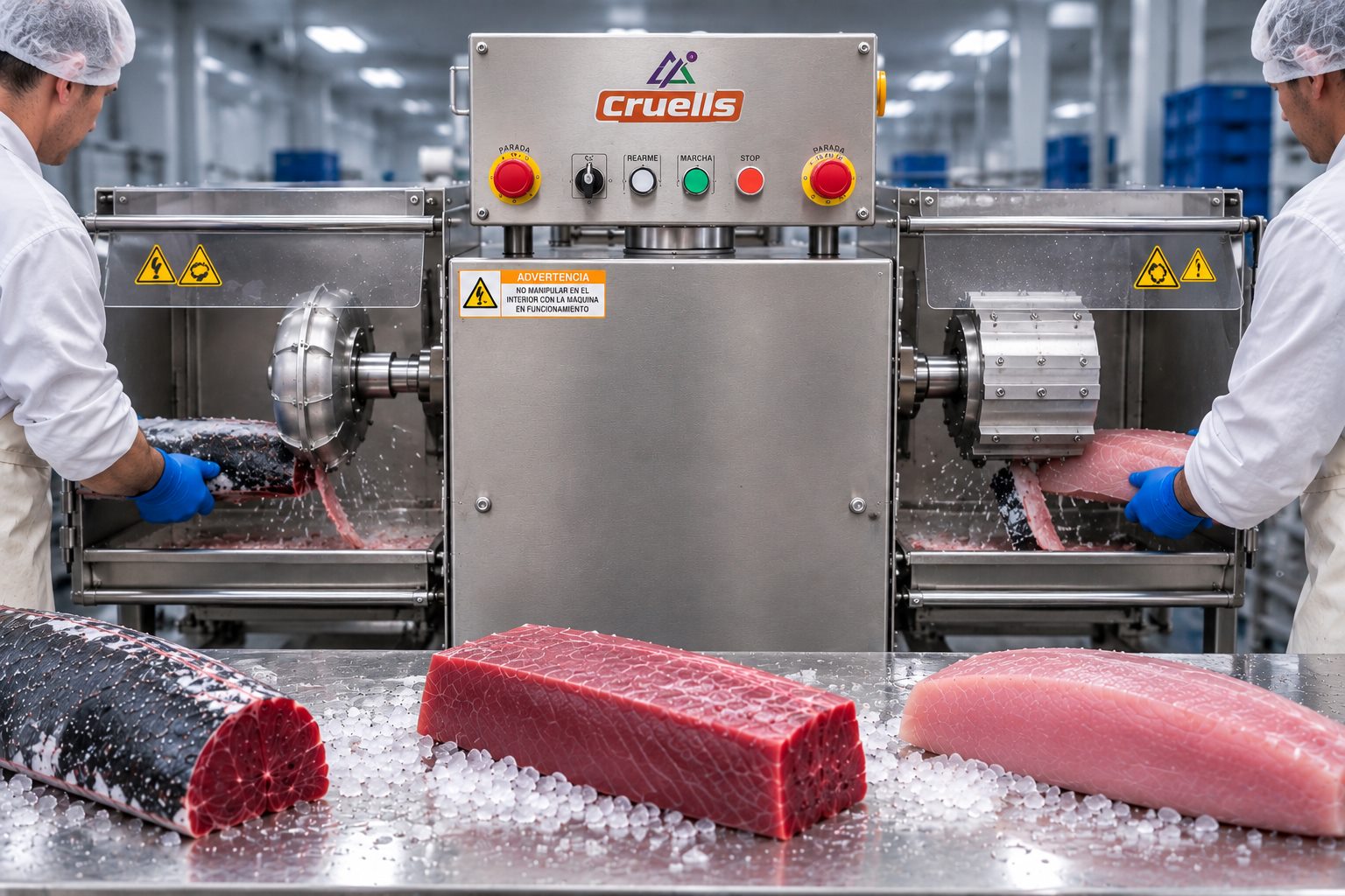 CRUELLS PP Fisch-Enthäutungs- und Reinigungsmaschine